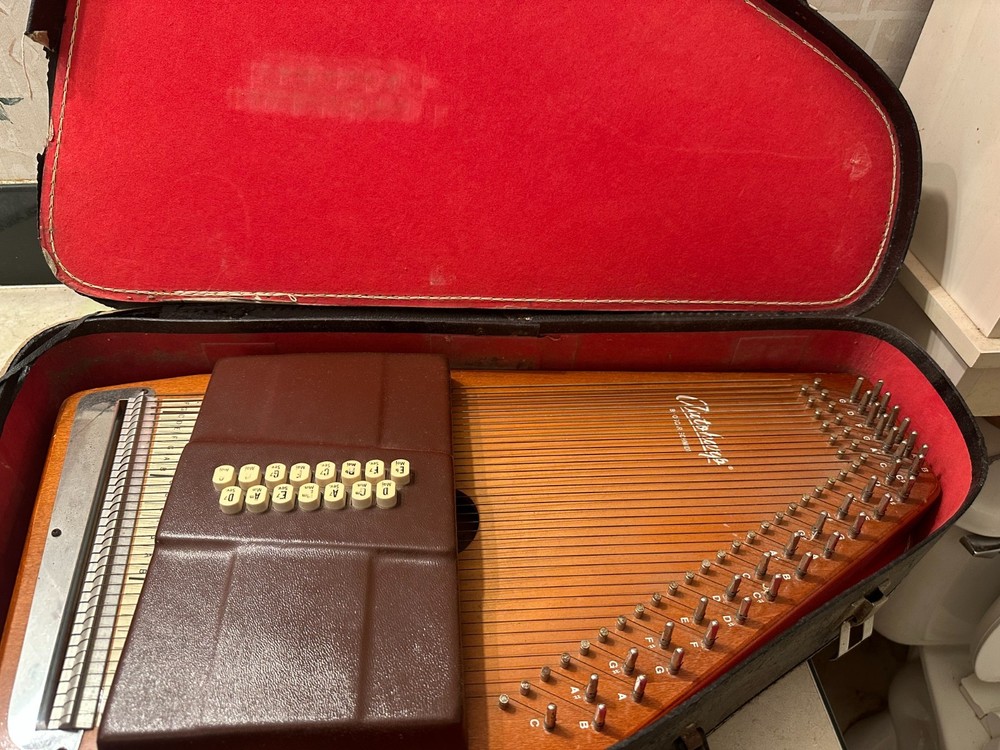 autoharp oscar schmidt 15 chord 36 string with case