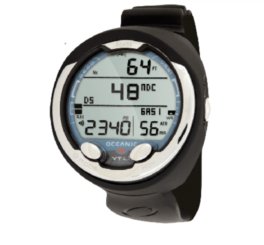 Oceanic VT4 Air Integrated Wrist Style Scuba Dive Computer + Transmitter
