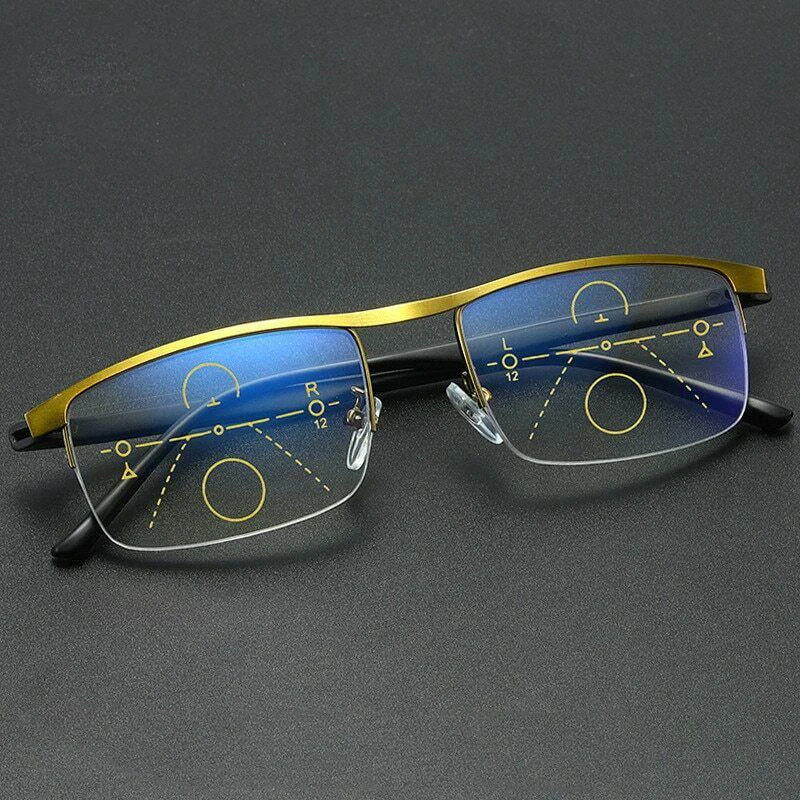 German Intelligent Color Progressive Auto Focus Reading Glasses Classic Durable