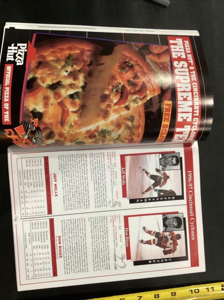1996-1997 Cincinnati Cyclones Hockey Program