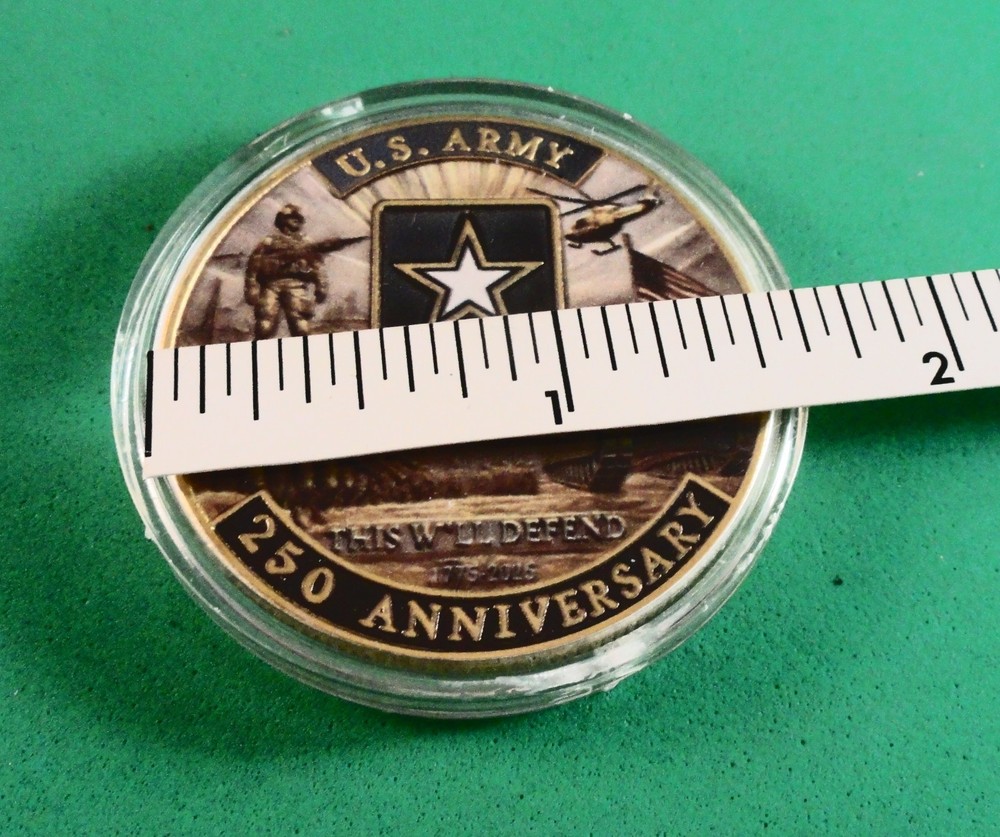 CHALLENGE COIN: U.S. ARMY - 250 ANNIVERSARY