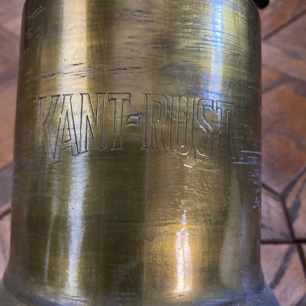 Antique Kant-Rust Solid Brass Blow Torch Welding Soldering Tool