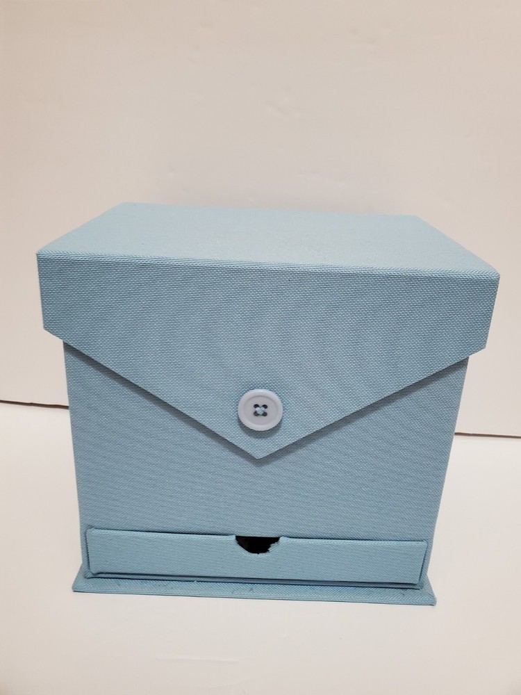 SR2 Card Making Kit In Blue Fabric Organizer Box
