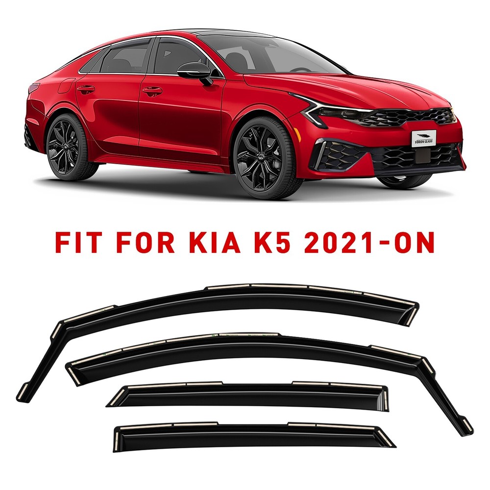 Rain Guards Vent Visors Shade for 2021-2026 Kia K-5