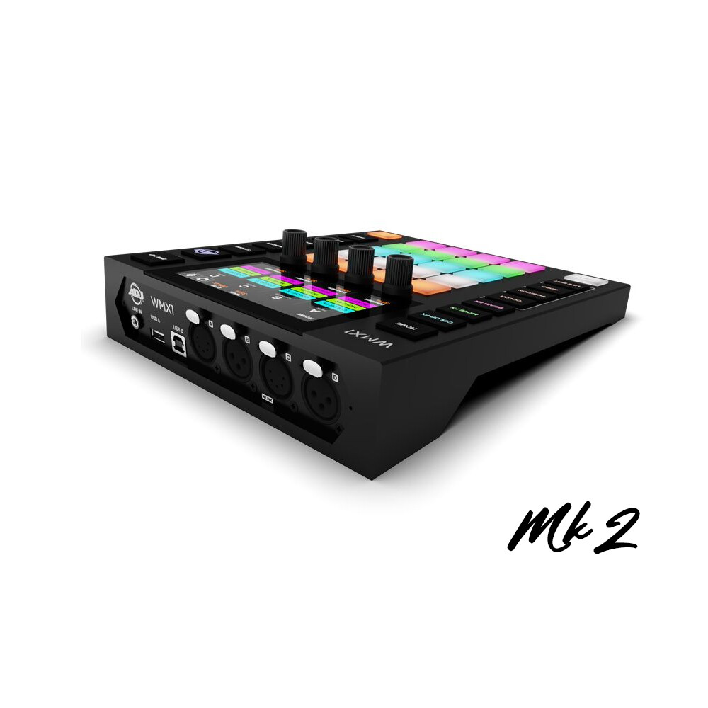 ADJ Wolfmix Mk2 standalone lighting control system w/ 17" Large Case + DMX Cable