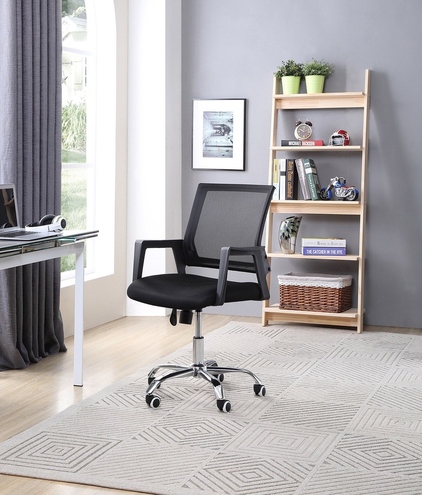 Import HI-4025 Black Mesh Office Chair