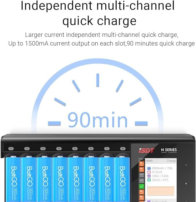 ISDT N16 AA/AAA BATTERY SMART CHARGER
