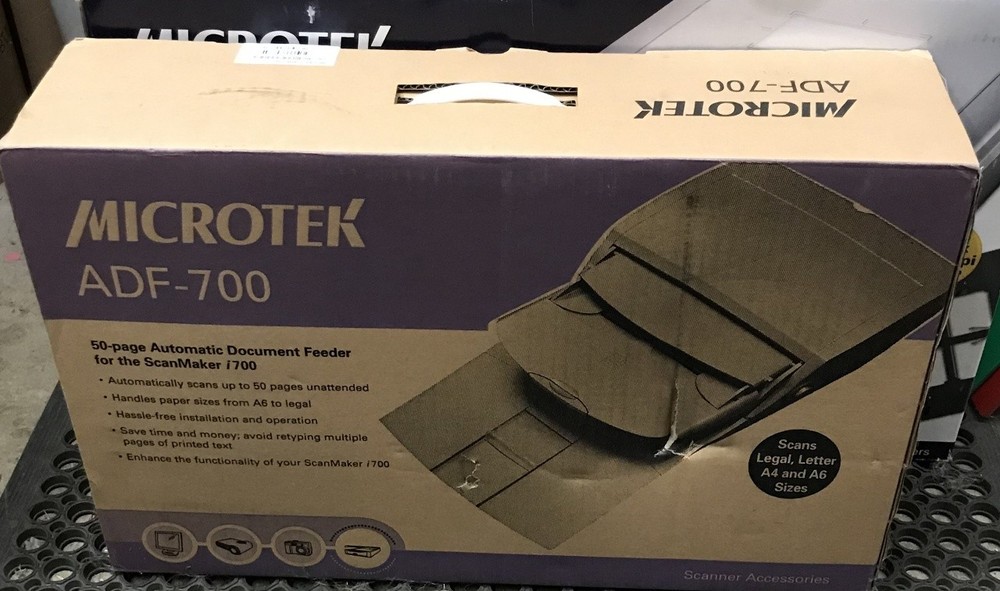 1-Microtek ScanMaker i700 & 1-Microtek 50 page document feeder ADF-700