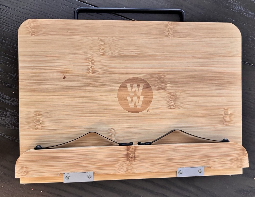 Weight Watchers Bamboo Adjustable Book Holder New