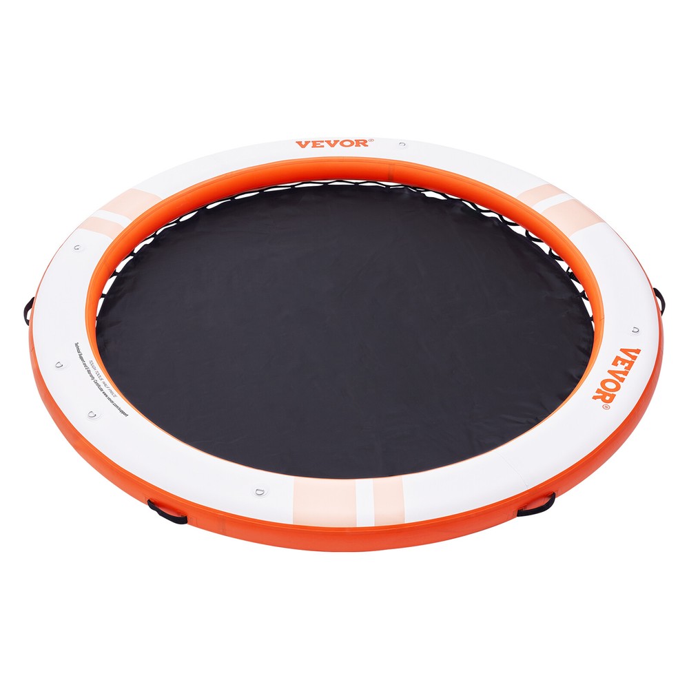 VEVOR Inflatable Floating Dock ø8FT Water Dock Platform with ø5FT Mesh Pool