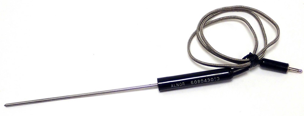 ALNOR 608043010 STRAIGHT THERMAL PROBE, 6" PROBE TIP