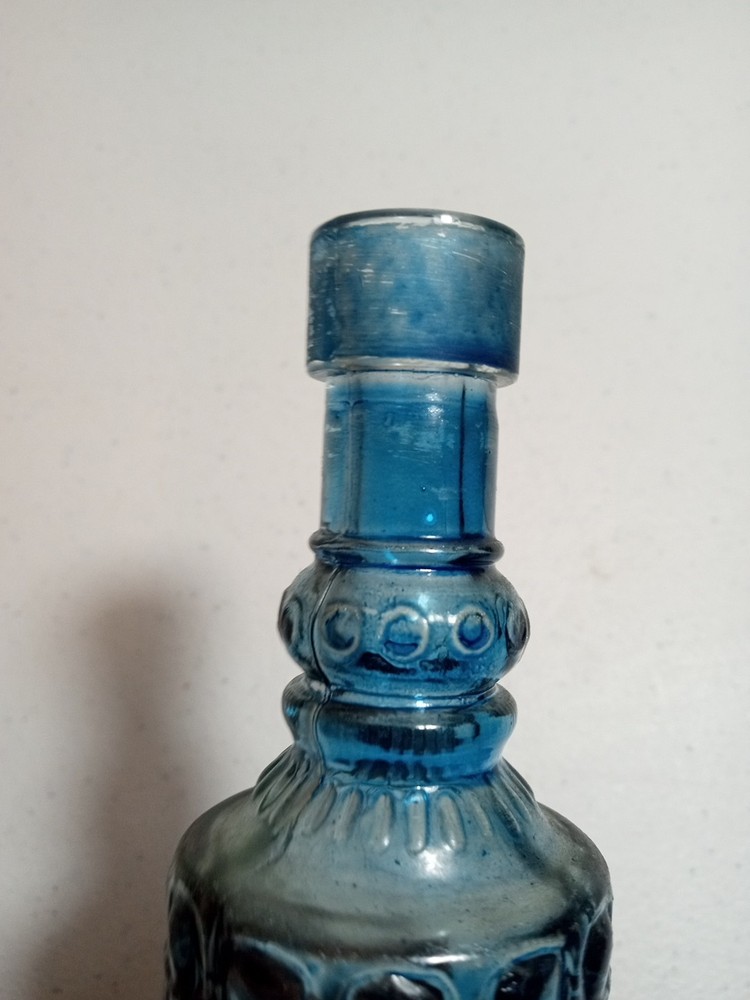 Small 6.5" Blue Bottle