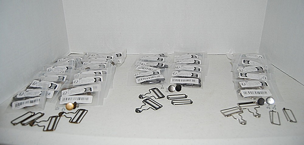 Overall Buckles Sets, Black, Sliver and Bronze