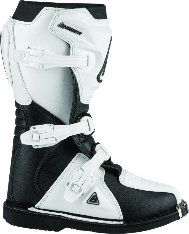 Answer AR1 Boot Black/White Youth Size 1 446647