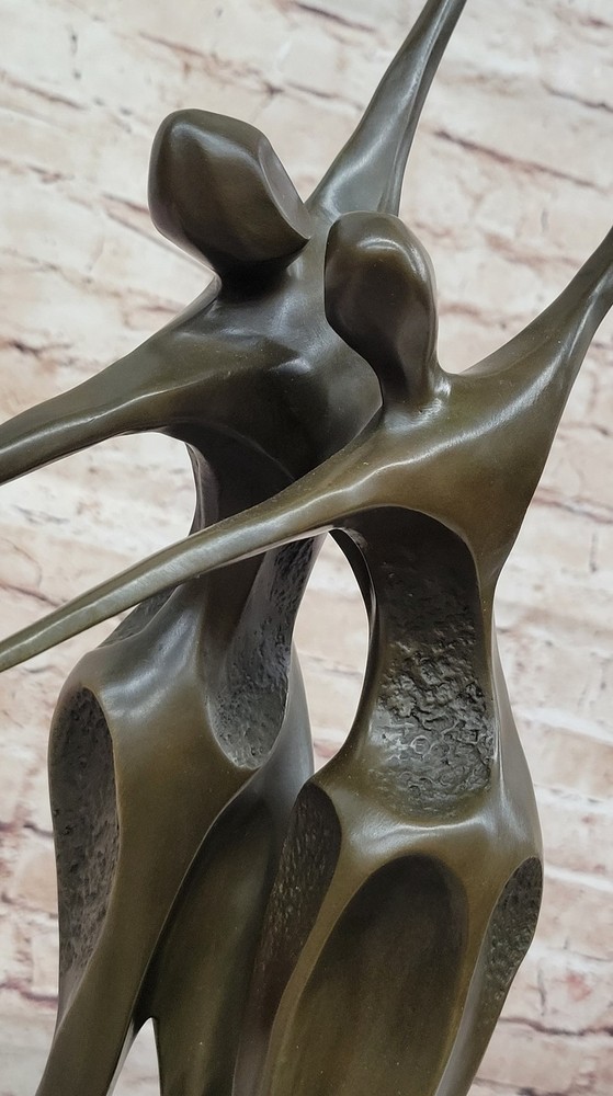Miguel Lopez Original - Artwork Modern Abstract Bronze Dancer Statue