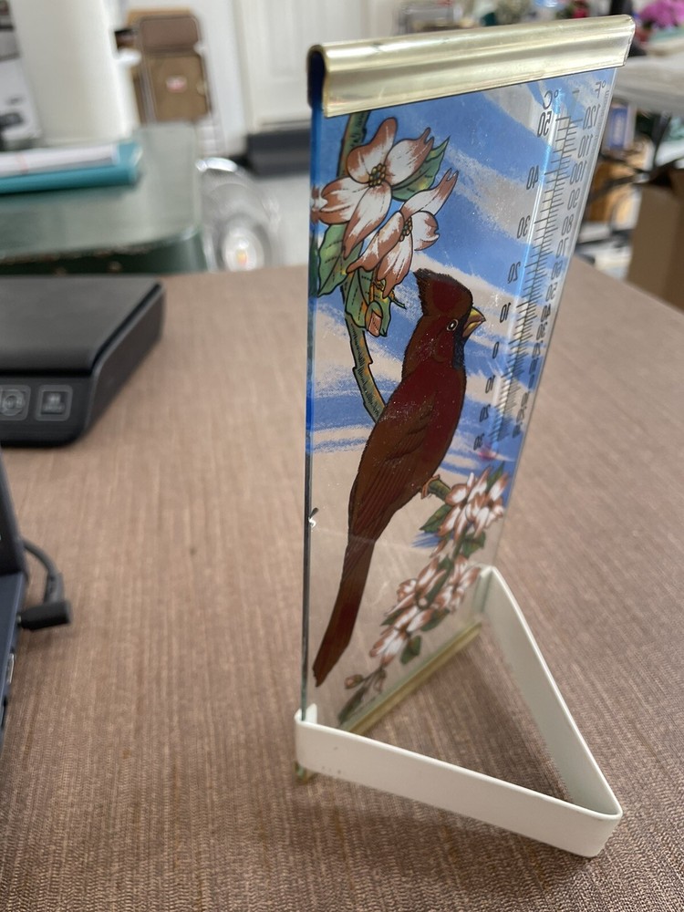 1983 Glass Master Cardinal Thermometer
