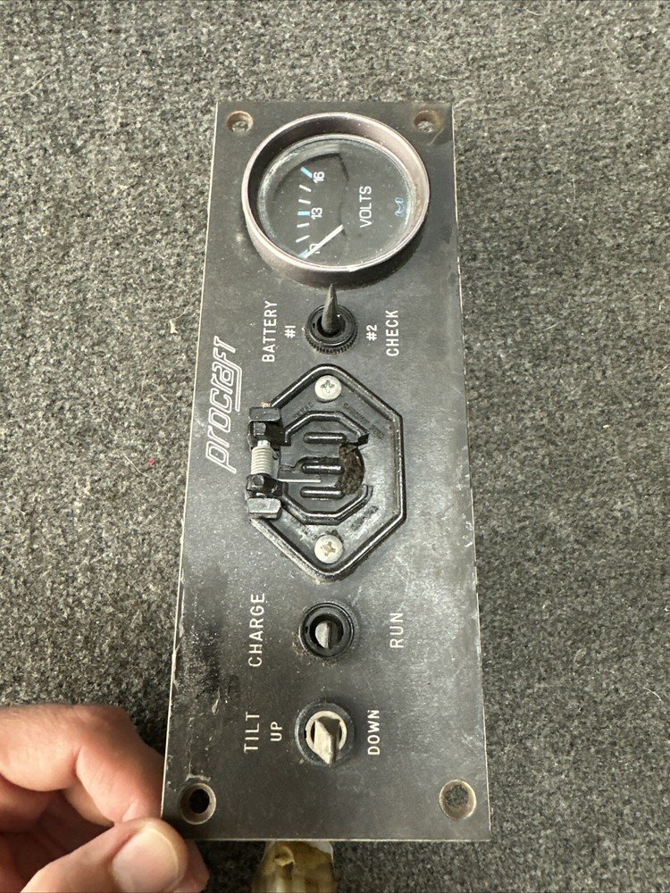 ProCraft Bass Boat Front Flush Mount Switch Trolling Motor Control Panel