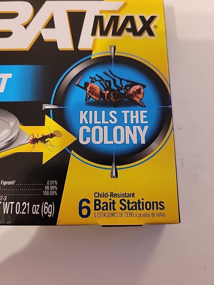 Combat Max Source Ant Killing Bait DIA55901 Bait Stations ANT 6 pieces