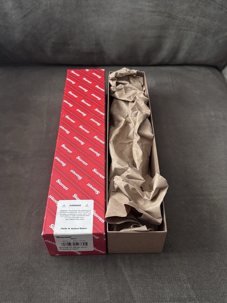 Starrett 657T Magnetic Base with Flex-O-Post Assembly