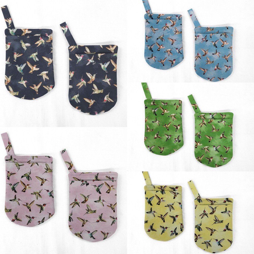 Hummingbirds Oven Mitts (Set of 2)