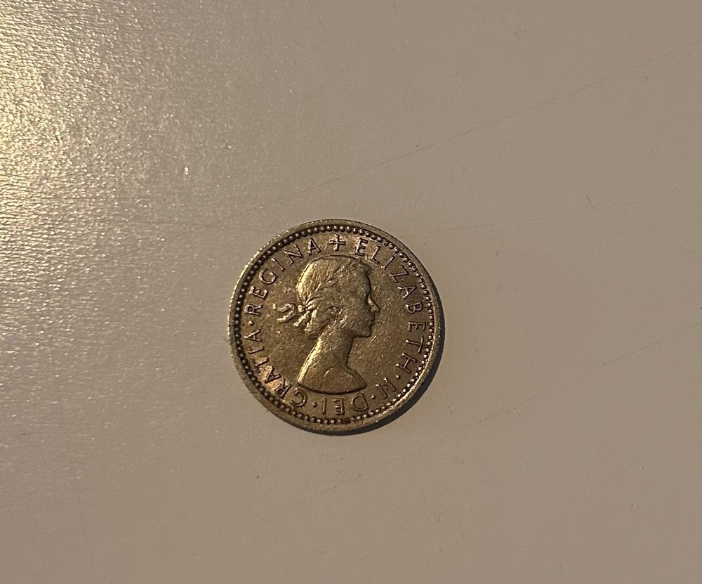 1964 Sixpence Coin