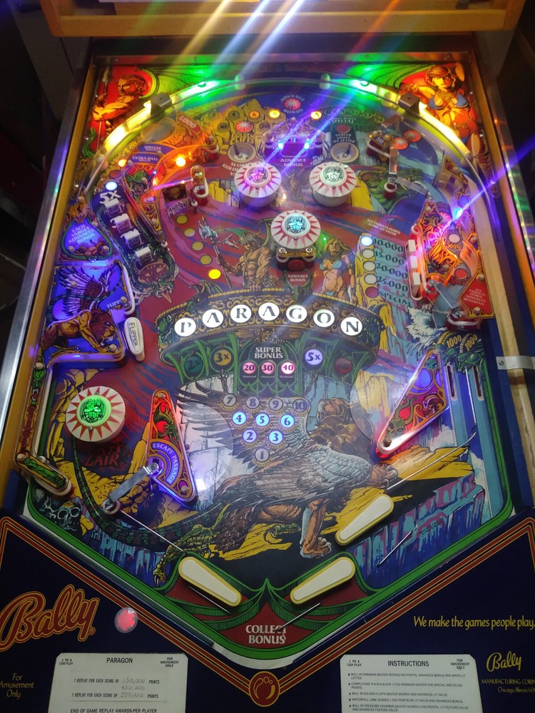 PARAGON Pinball - NON GHOSTING LED Lighting Kit custom SUPER BRIGHT KIT