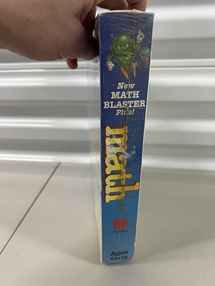 Math Blaster 1991 Software Davidson Math Blaster Software New PC Floppy Disk