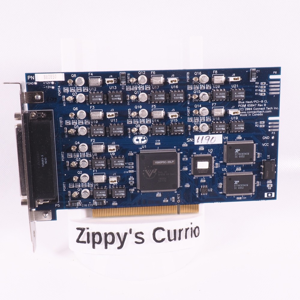 Connect Tech Blue Heat PCI/8 CL 65847 Rev B PCI Current Loop
