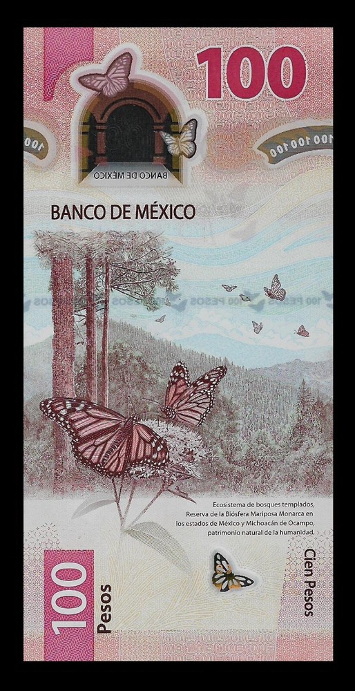 Mexico 100 Pesos 2020 P134 UNC - Polymer