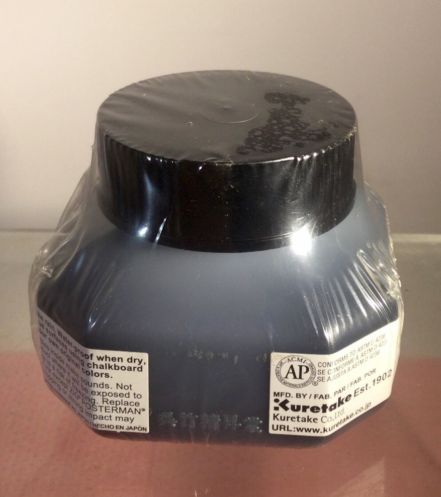 KURETAKE ZIG POSTERMAN WATERPROOF BLACK INK 60ml