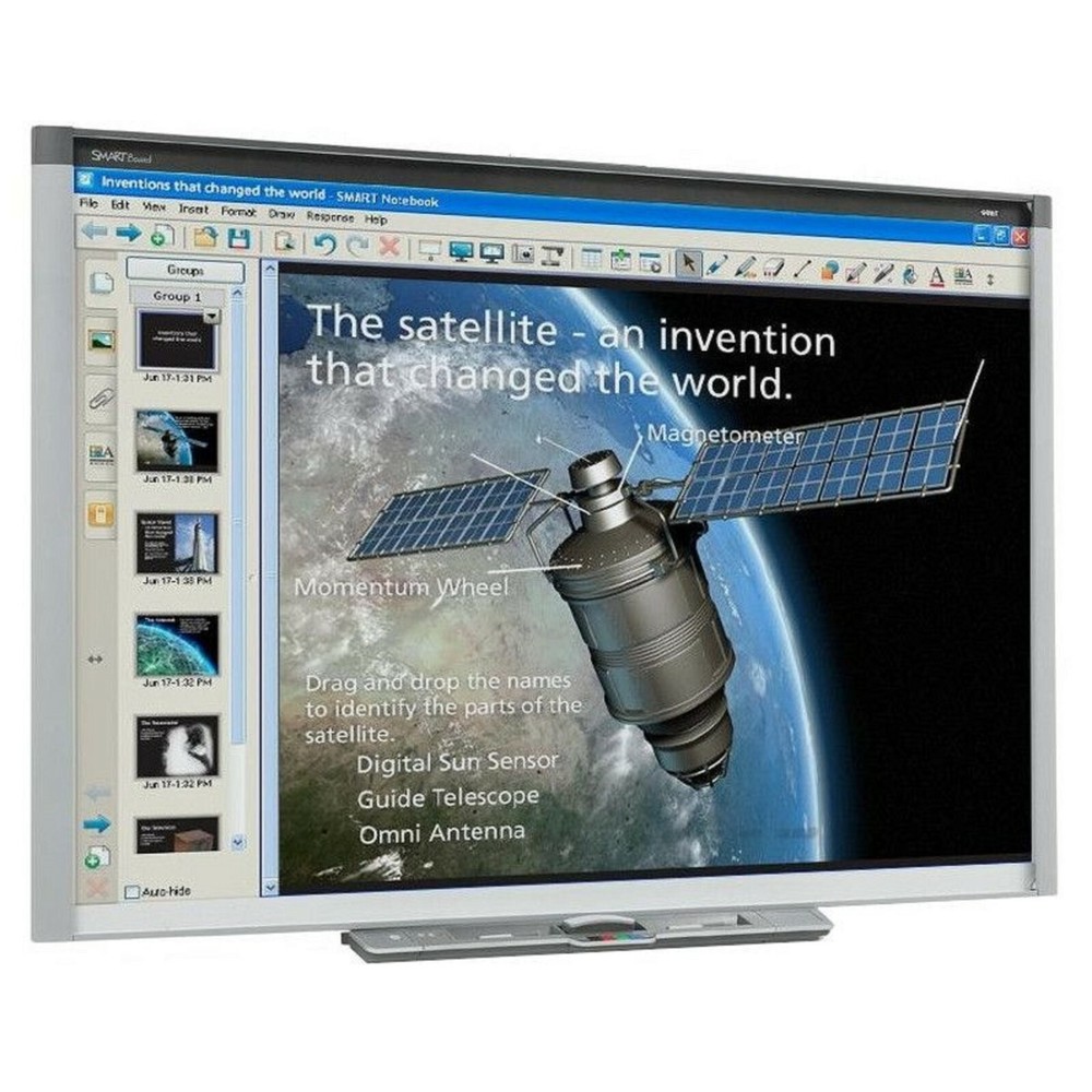 Interactive Smart Board SBX885 and Smart throw projector UX60