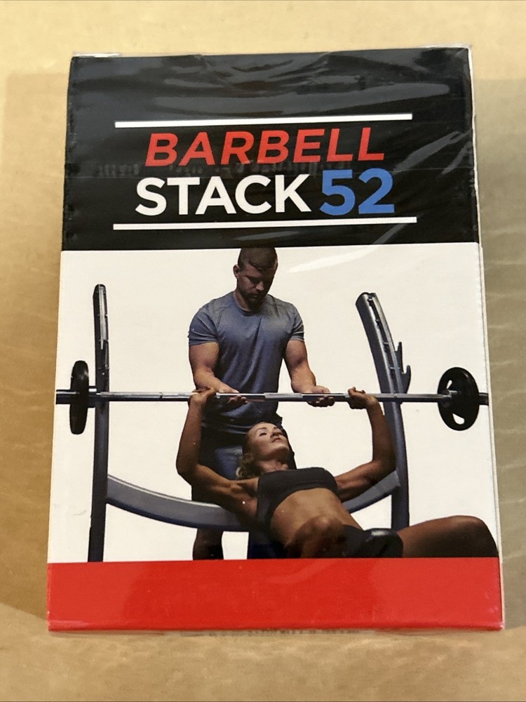 STACK 52 BARBELL Exercise Workout Card Game NEW SEALED