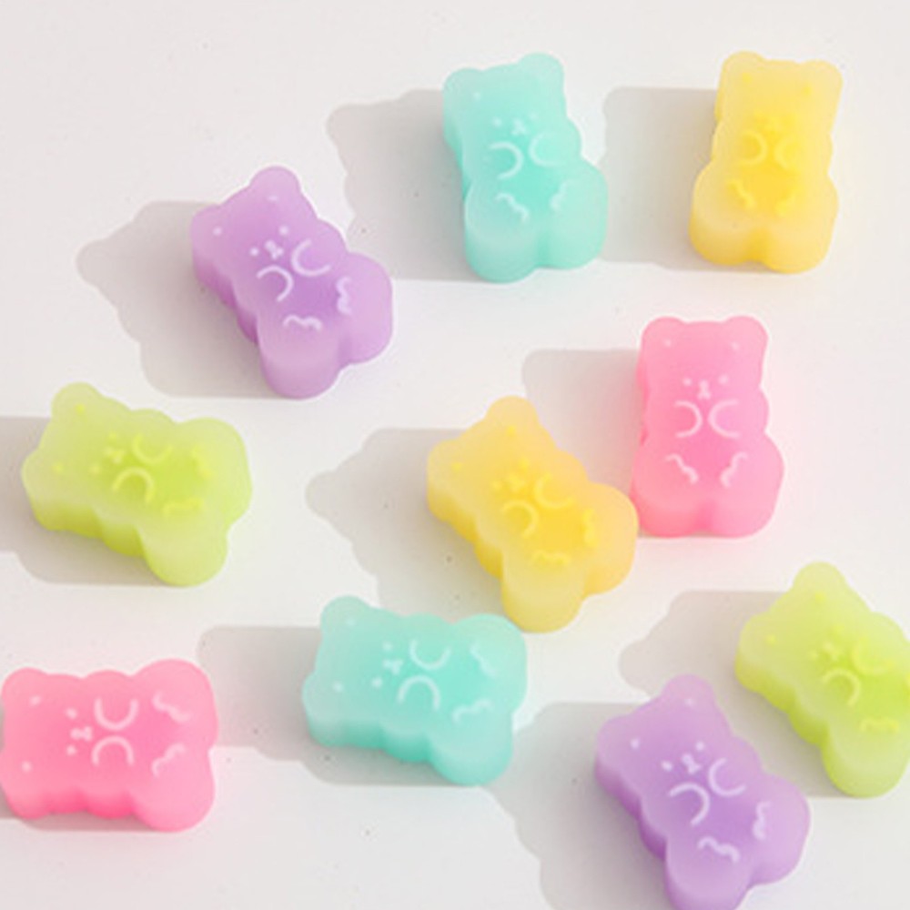Erasers Animals 5Pcs Cute Bear Rubber Pencil Eraser Interactive Eraser advantage