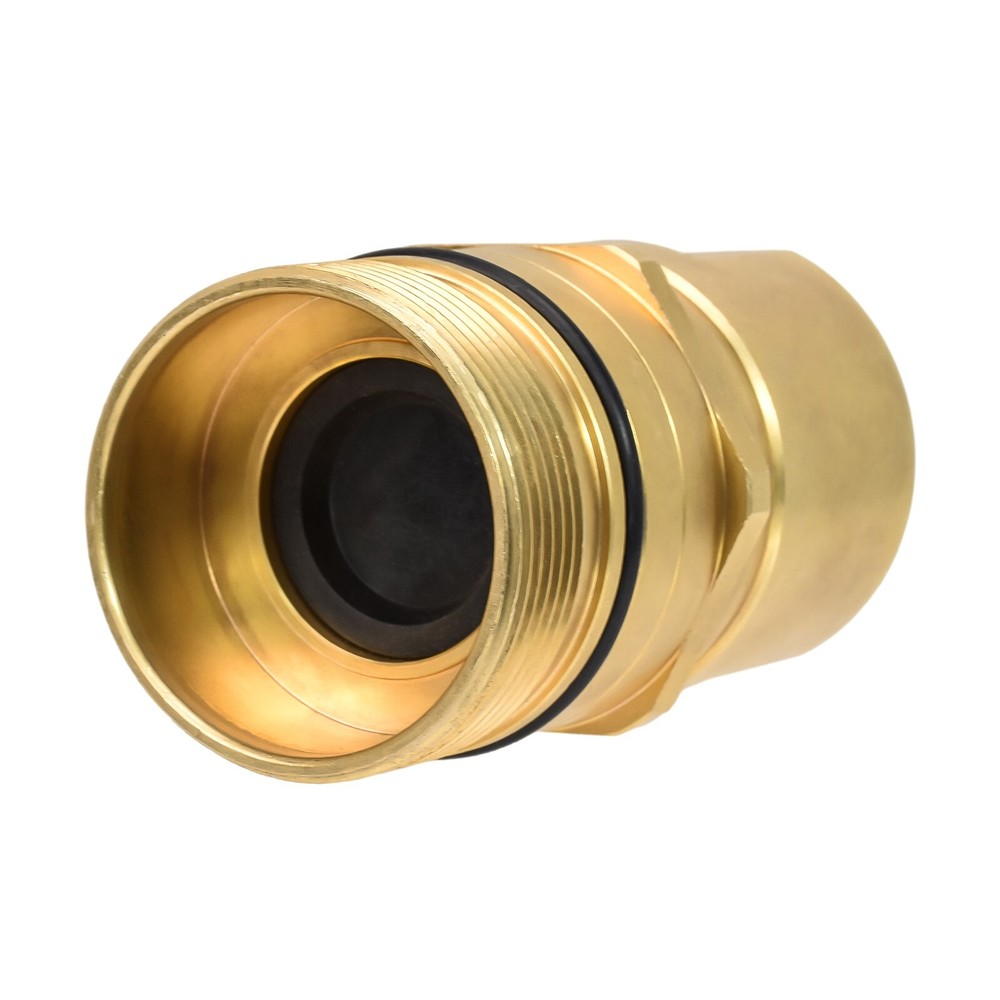 NEW 1" NPT Wet-Line Wing Nut Hydraulic Quick Disconnect Coupler / Coupling Set