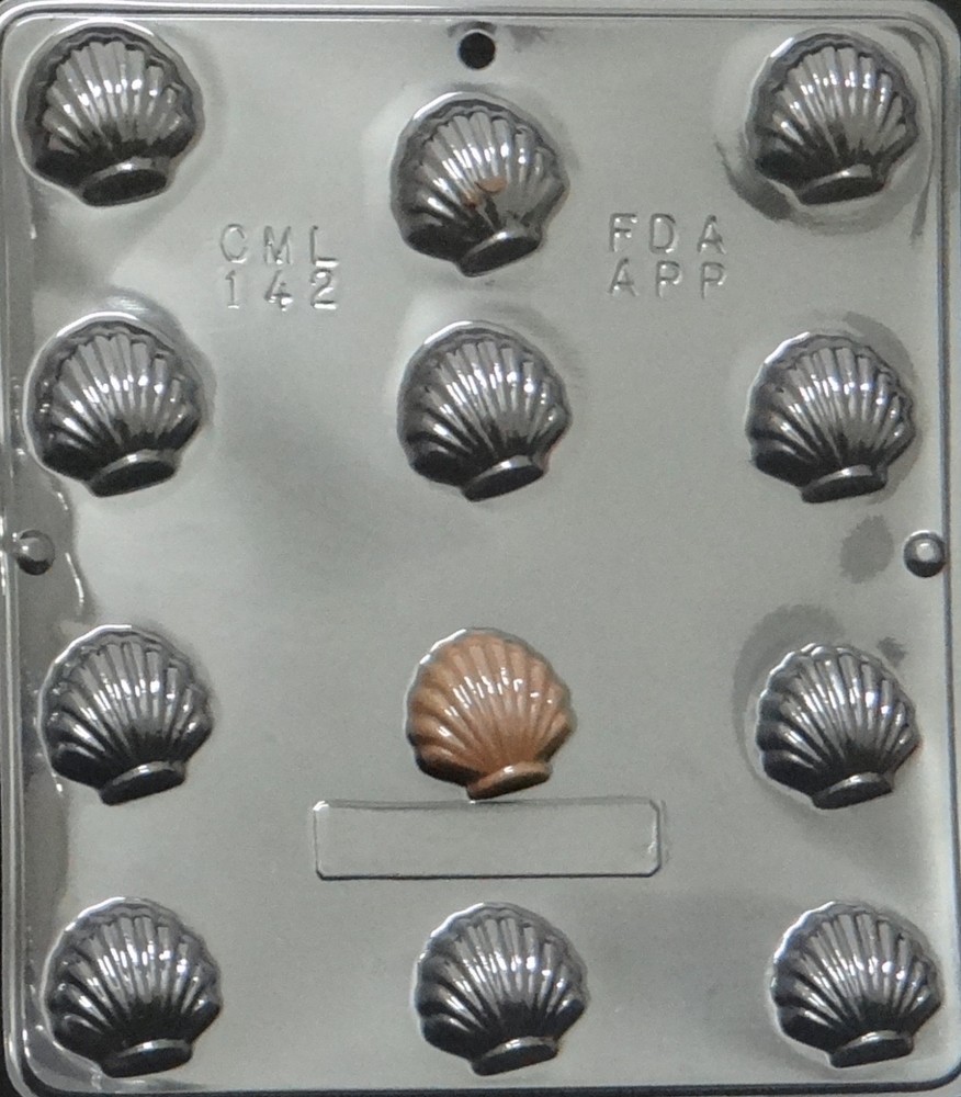 Small Shell Seashell Chocolate Candy Mold Candy Making  142 NEW
