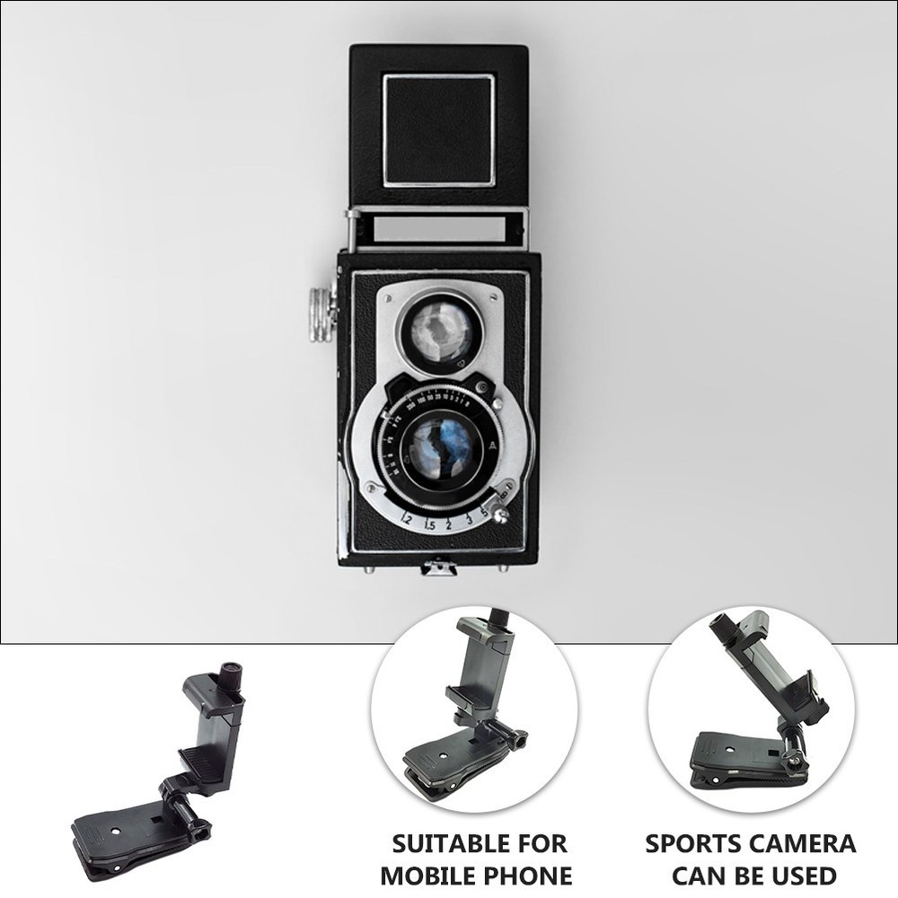 Phone Clamp Backpack Cellphone Selfie Mount Action Camera Accessories
