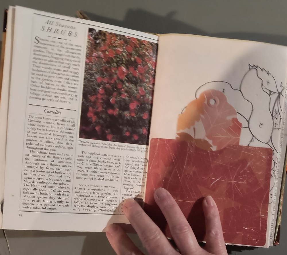 junk journal handmade garden theme