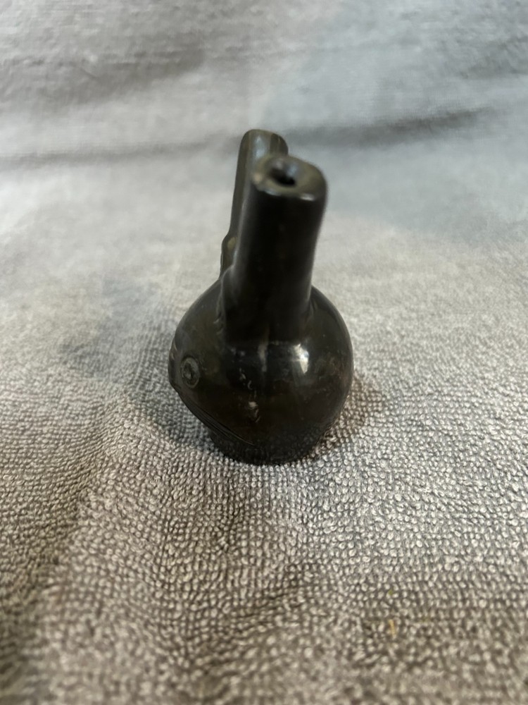 Vintage Peruvian Blackware Stirrup Spout Vessel