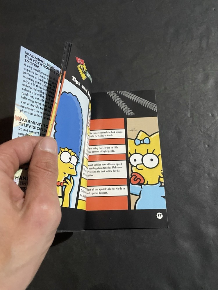 simpsons hit and run ps2 Manual Only