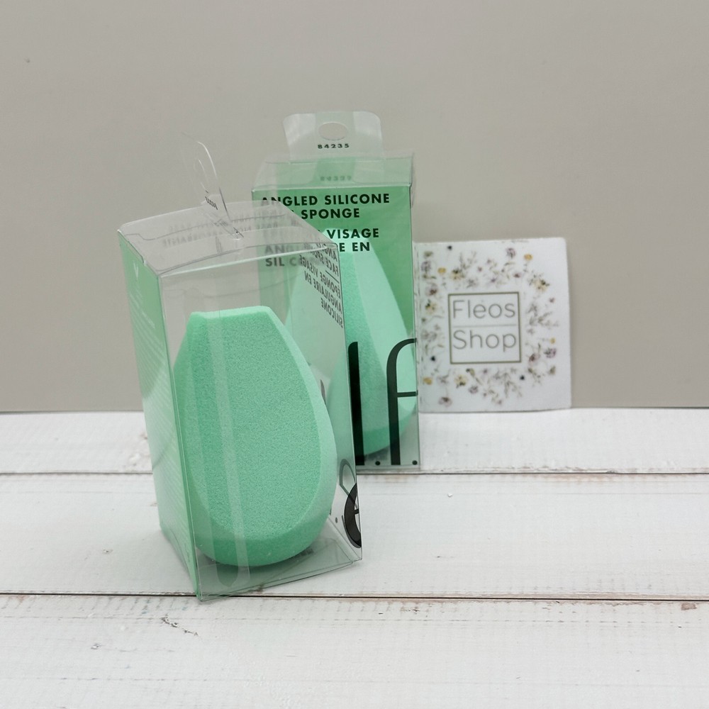 ELF Angled Silicone Face Sponge 2-pack