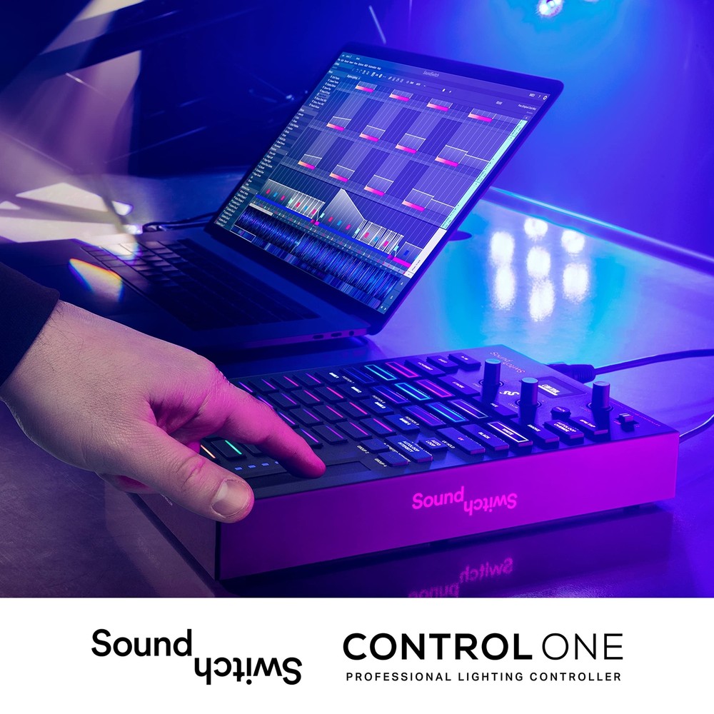 Control One – Professional DMX DJ Lighting Controller with 3 Months SoundSwit...