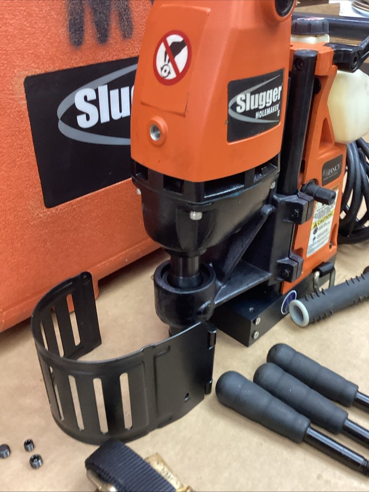 JHM Slugger Holemaker II Magnetic Drill With Case And Bits