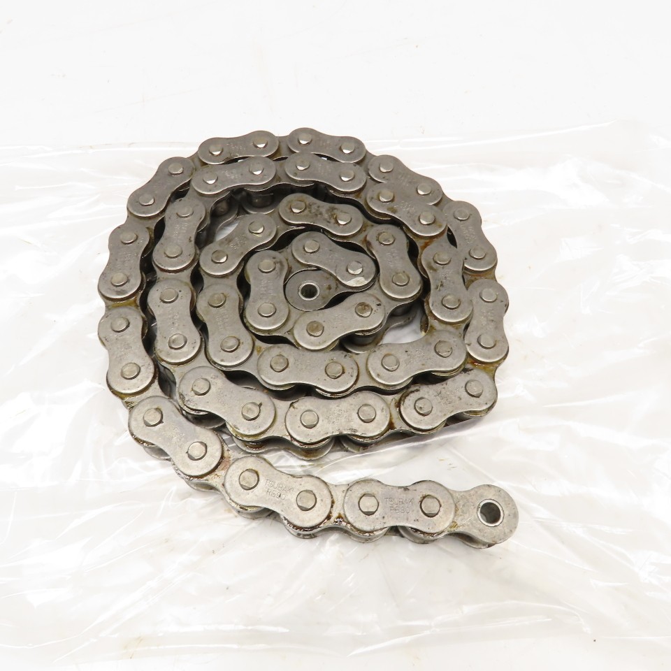 Tsubaki RS80 #80 Single Strand Riveted Roller Chain 5'