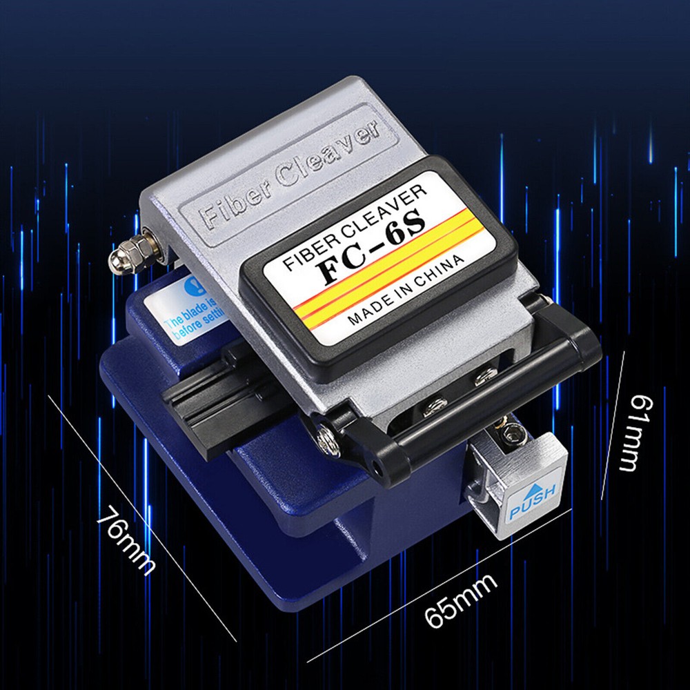 FC-6S Optical Fiber Cleaver FTTH Tool High Precision Cold Connection Cutter Tool
