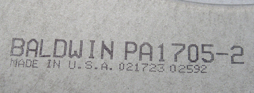 NEW BALDWIN PA1705-2 FILTER PA17052