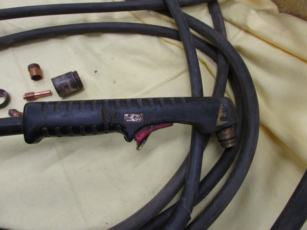 USED ICE-50C Plasma Cutting Torch Handle, USED, 26Ft, Jacket Damage, BS
