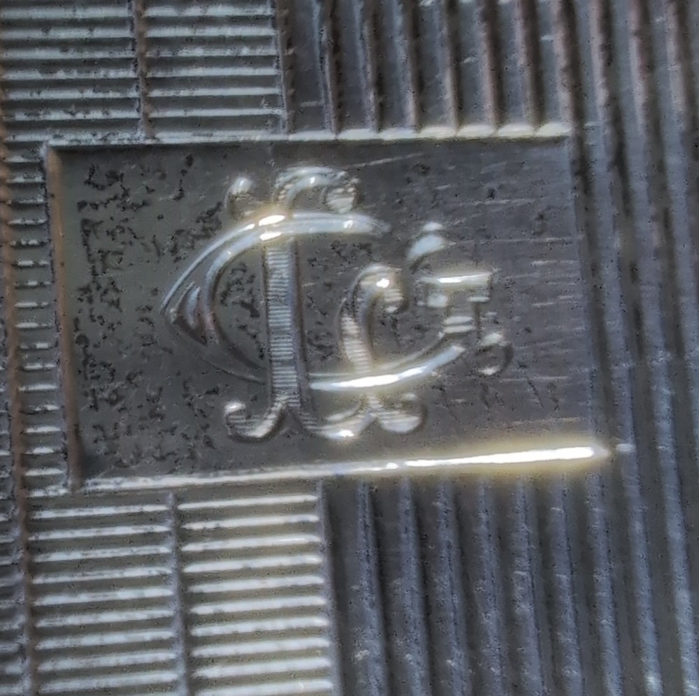 Art Deco Sterling Silver (.925) Monogrammed Hallmarked Cigarette Case