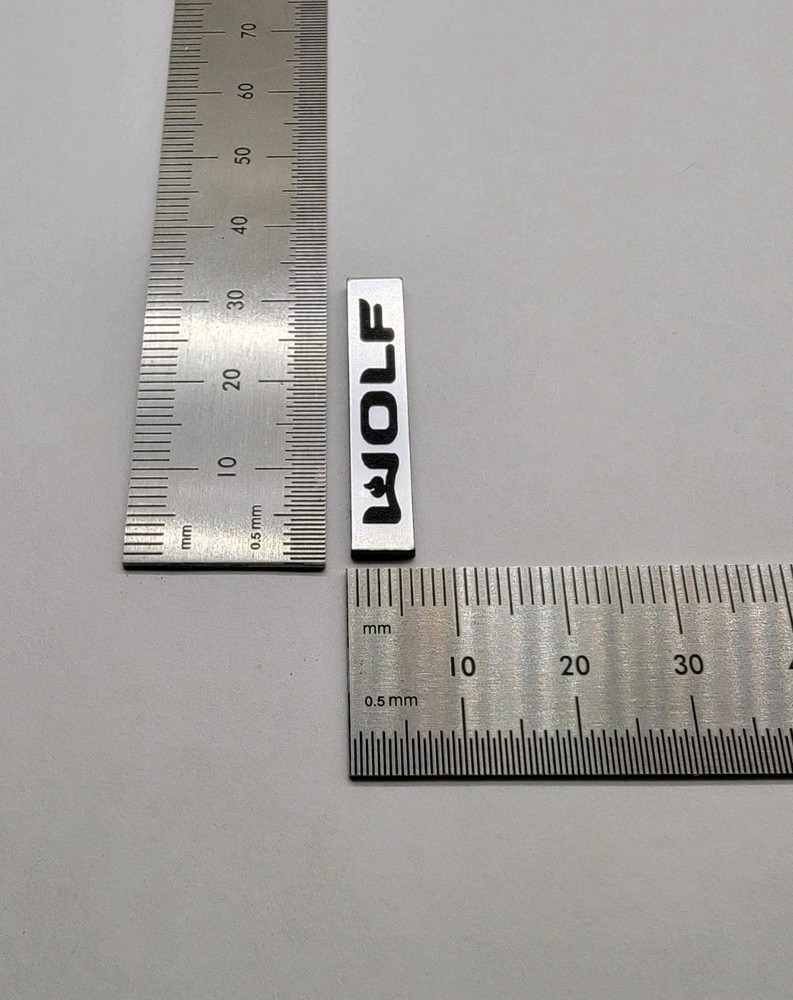 Wolf Custom Small Size Logo Emblem