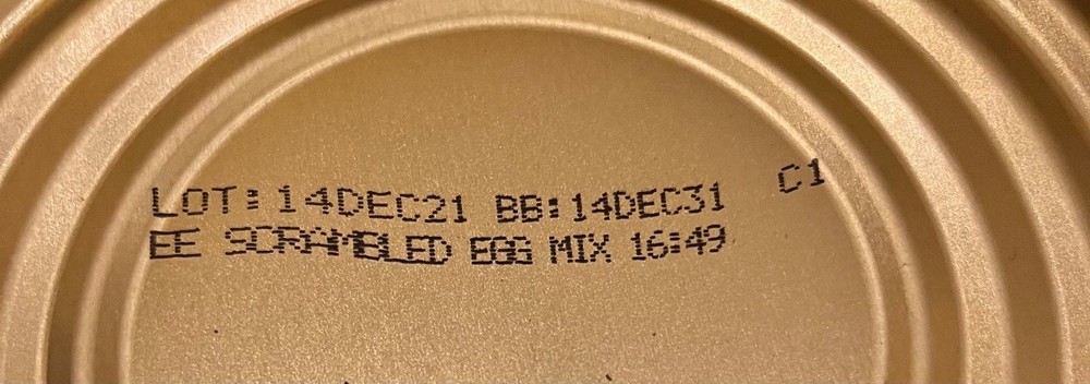 Emergency Essentials Preparation Foods - SCRAMBLED EGG MIX #10 Can