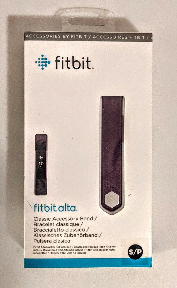 Genuine Fitbit Alta Classic Accessory Band Large Purple Plum